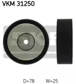 Паразитный / ведущий ролик SKF для VW TRANSPORTER IV c бортовой платформой/ходовая часть (70XD) 2.4 D